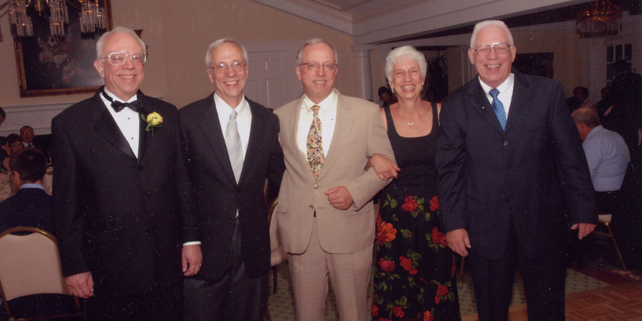 Jerry with his brothers and sister – Stephen, Peter, Katy, and Ray (from left to right)